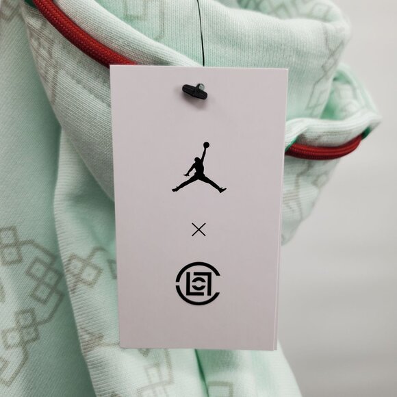 Jordan x CLOT All Over Print Sweatshirt Hoodie Men Size Small NWT - Picture 10 of 14
